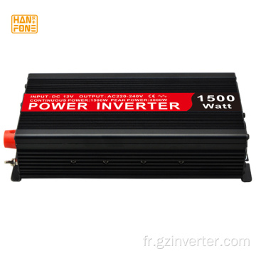 Onduleur d&#39;énergie solaire 12V / 24V à 110V 220V 1500W